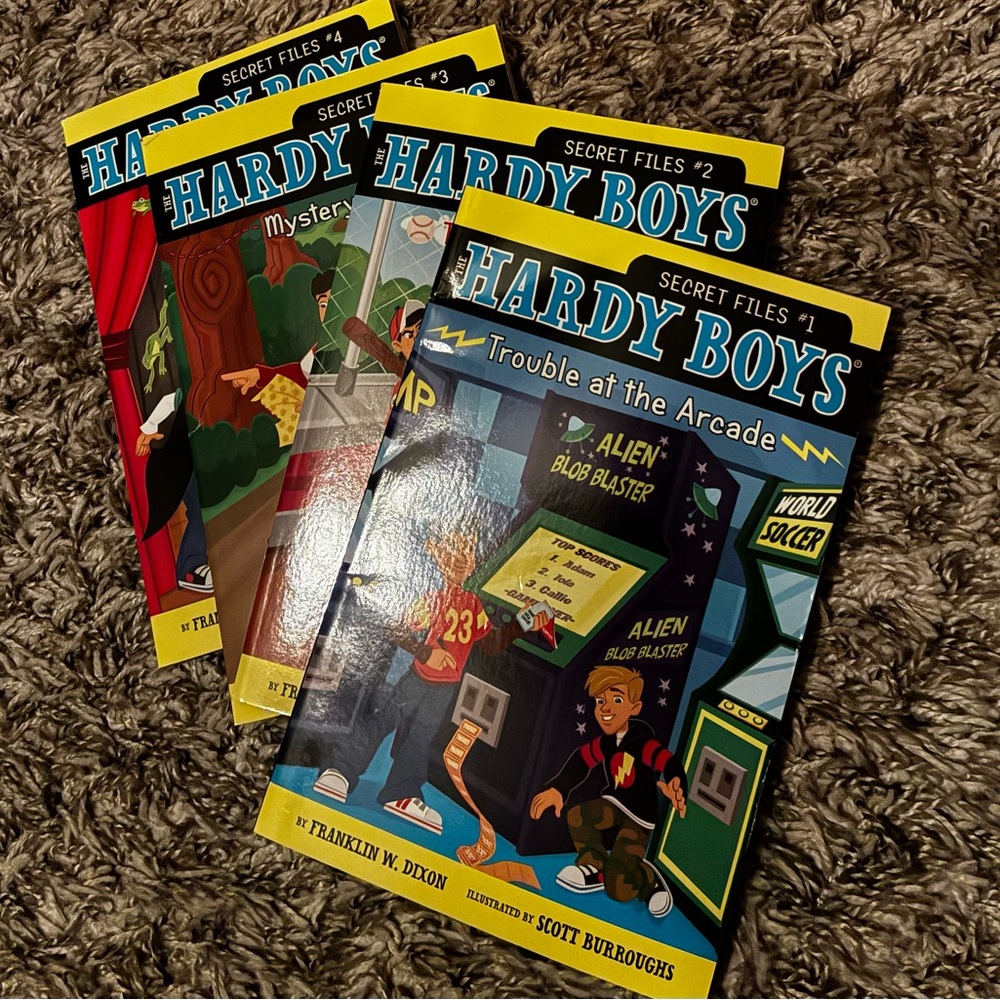 Hardy Boys book set 1-4